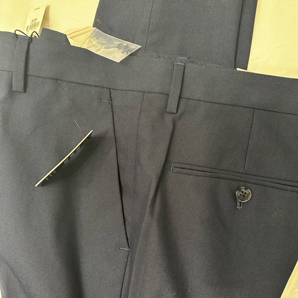 EXPRESS Extra Slim Navy Wool-Blend Modern Tech Suit NWT - Picture 13 of 15